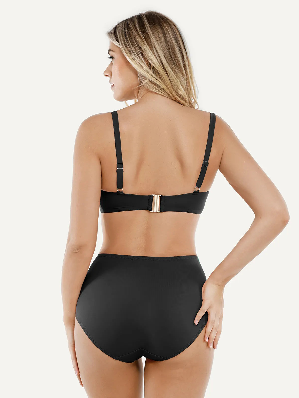 Shapewear Ruched Tummy Control Bikini Set