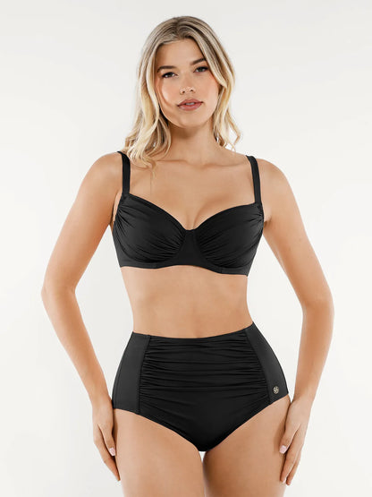 Shapewear Ruched Tummy Control Bikini Set