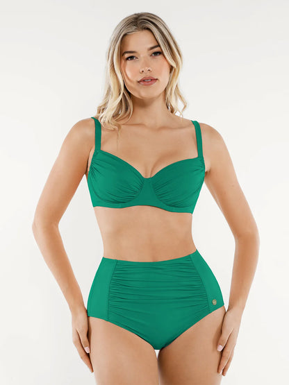 Shapewear Ruched Tummy Control Bikini Set