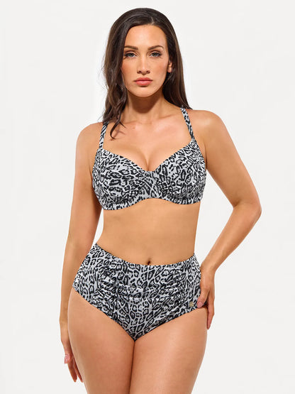 Shapewear Ruched Tummy Control Bikini Set