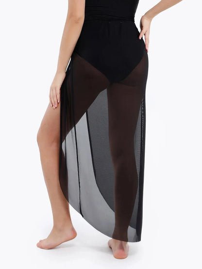 Shapewear Slimming One-Piece Swimsuit Mesh Coverup Set