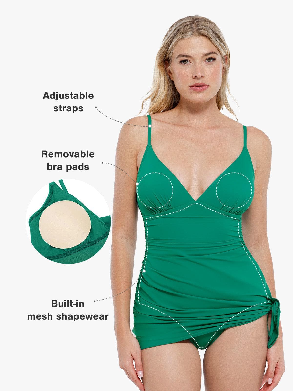 Shapewear Solid Sculpting One-Piece Swimsuit
