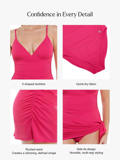 Shapewear Solid Sculpting One-Piece Swimsuit