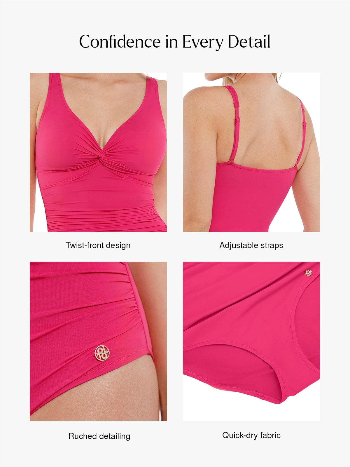 Shapewear Solid Sculpting One-Piece Swimsuit