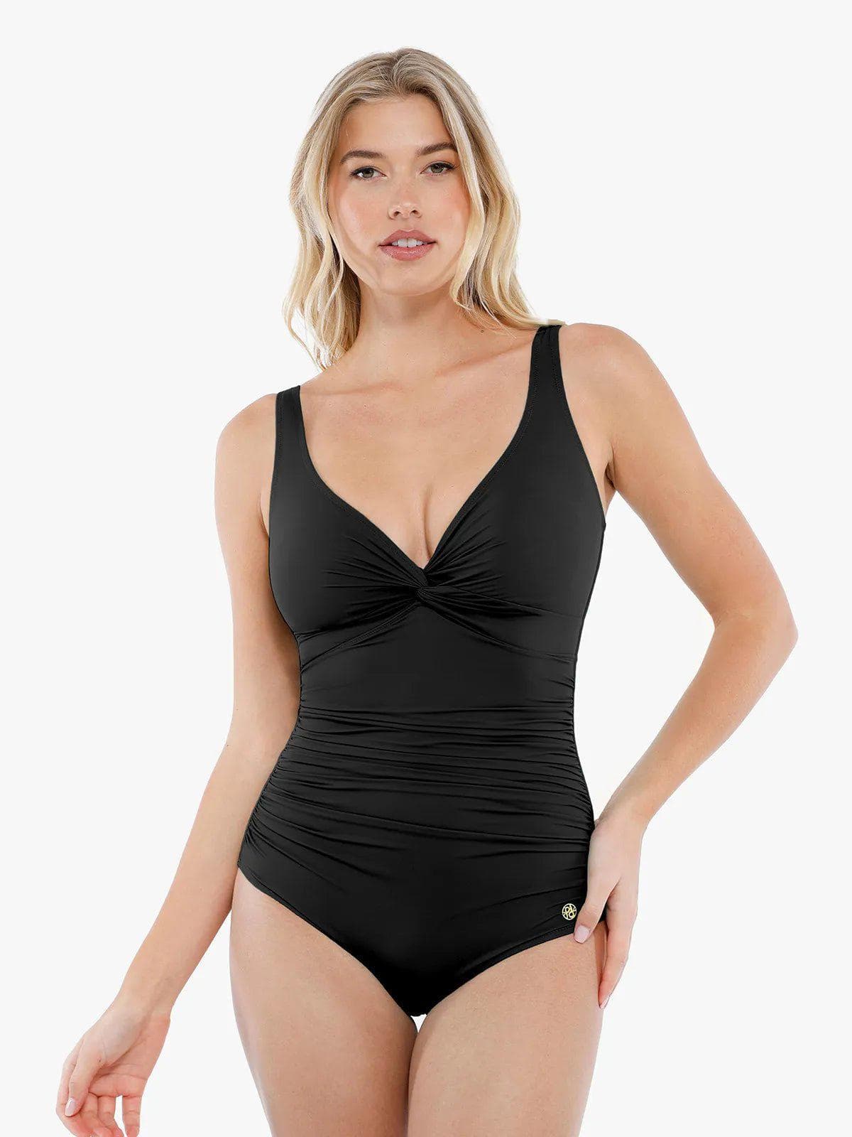 Shapewear Solid Sculpting One-Piece Swimsuit