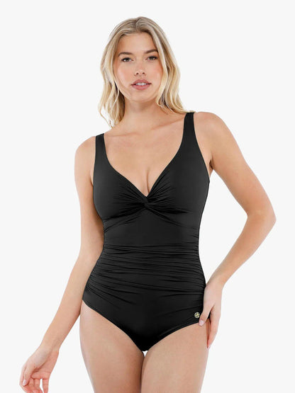 Shapewear Solid Sculpting One-Piece Swimsuit