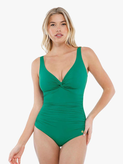 Shapewear Solid Sculpting One-Piece Swimsuit