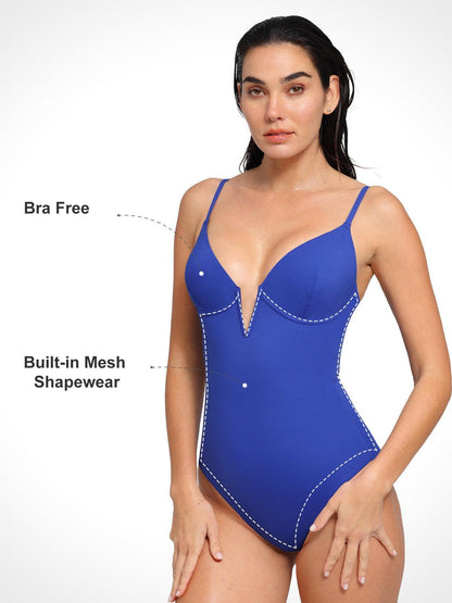 Shapewear Body-Sculpting Swimsuits